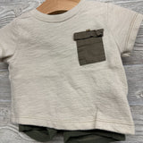 Shirt Pocket & Shorts 0-3M