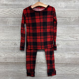 2 Pc Plaid Plush Pj 6