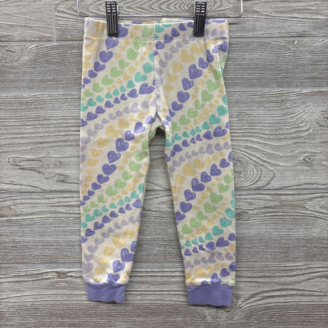 Organic 2 Pc Pj Hearts 2t