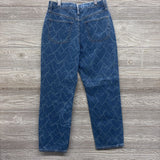 NEW High Rise Slouchy Straight Jeans Hearts 12