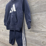 Hooded Sweatshirt Logo & Side Stripe Sweatpants 2t