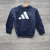 Hooded Sweatshirt Logo & Side Stripe Sweatpants 2t