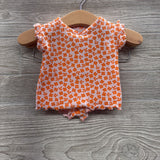 Ribbed Shirt & Shorts Flowers NB