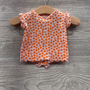 Ribbed Shirt & Shorts Flowers NB