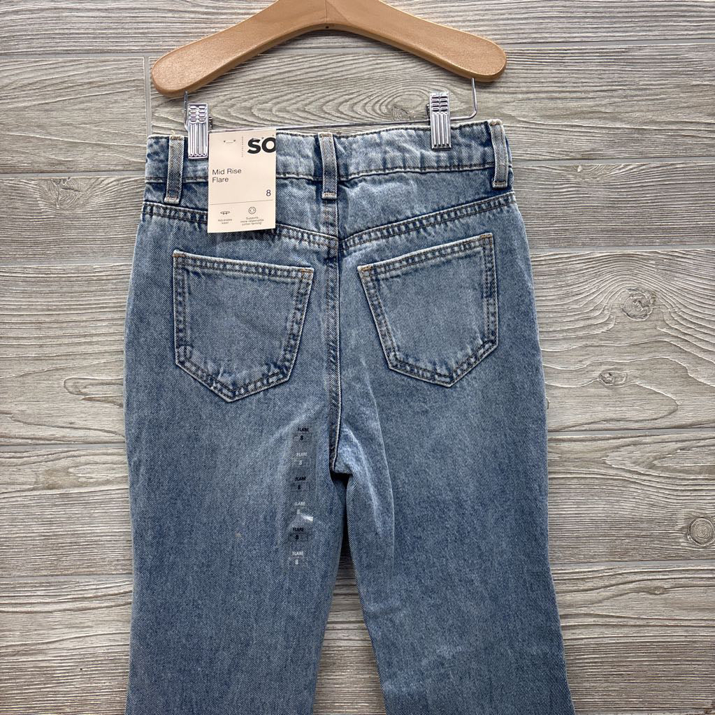 NEW Mid Rise Flare Jeans 8
