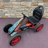 Pedal Go Kart W/ Adjustable Bucket Seat, 12 Inch EVA Foam Plastic Wheels, Handbrake for Rear Wheels