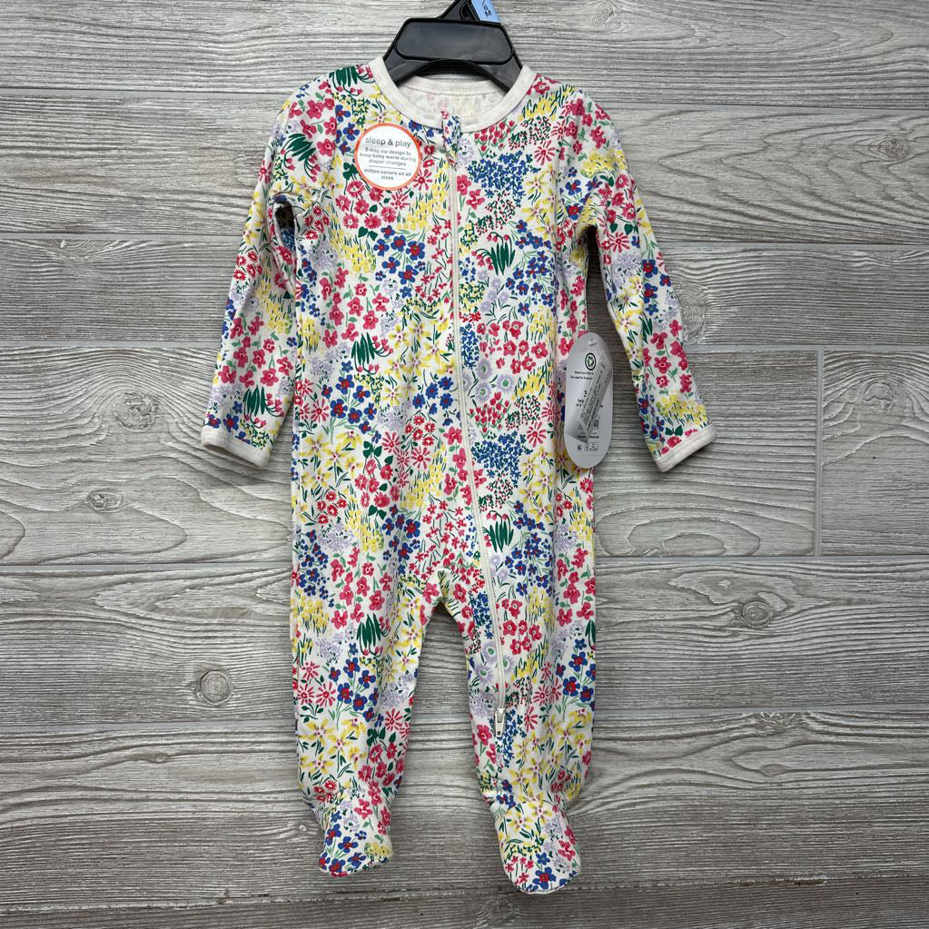 NEW Sleep & Play Flowers 3-6m