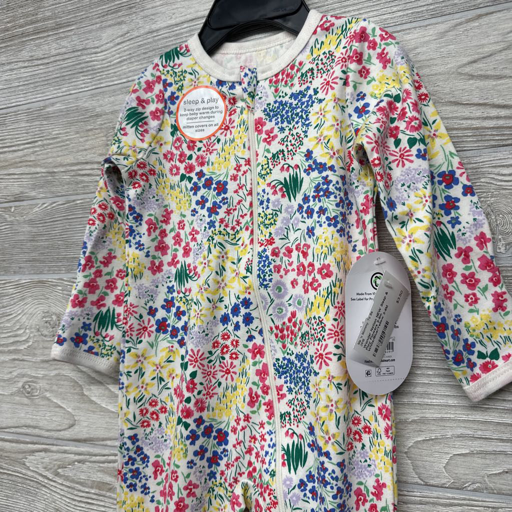 NEW Sleep & Play Flowers 3-6m