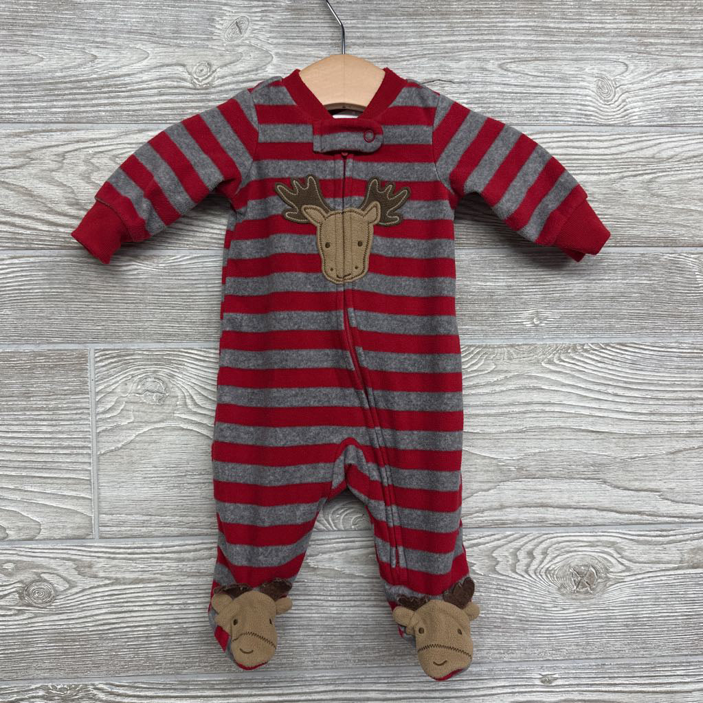 Blanket Sleeper Stripes Moose NB