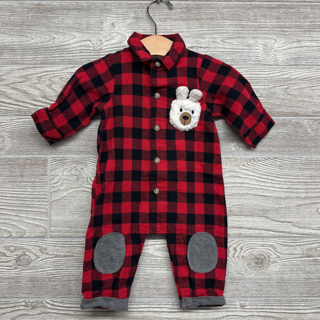 Gingham Outfit Rabbit 6M