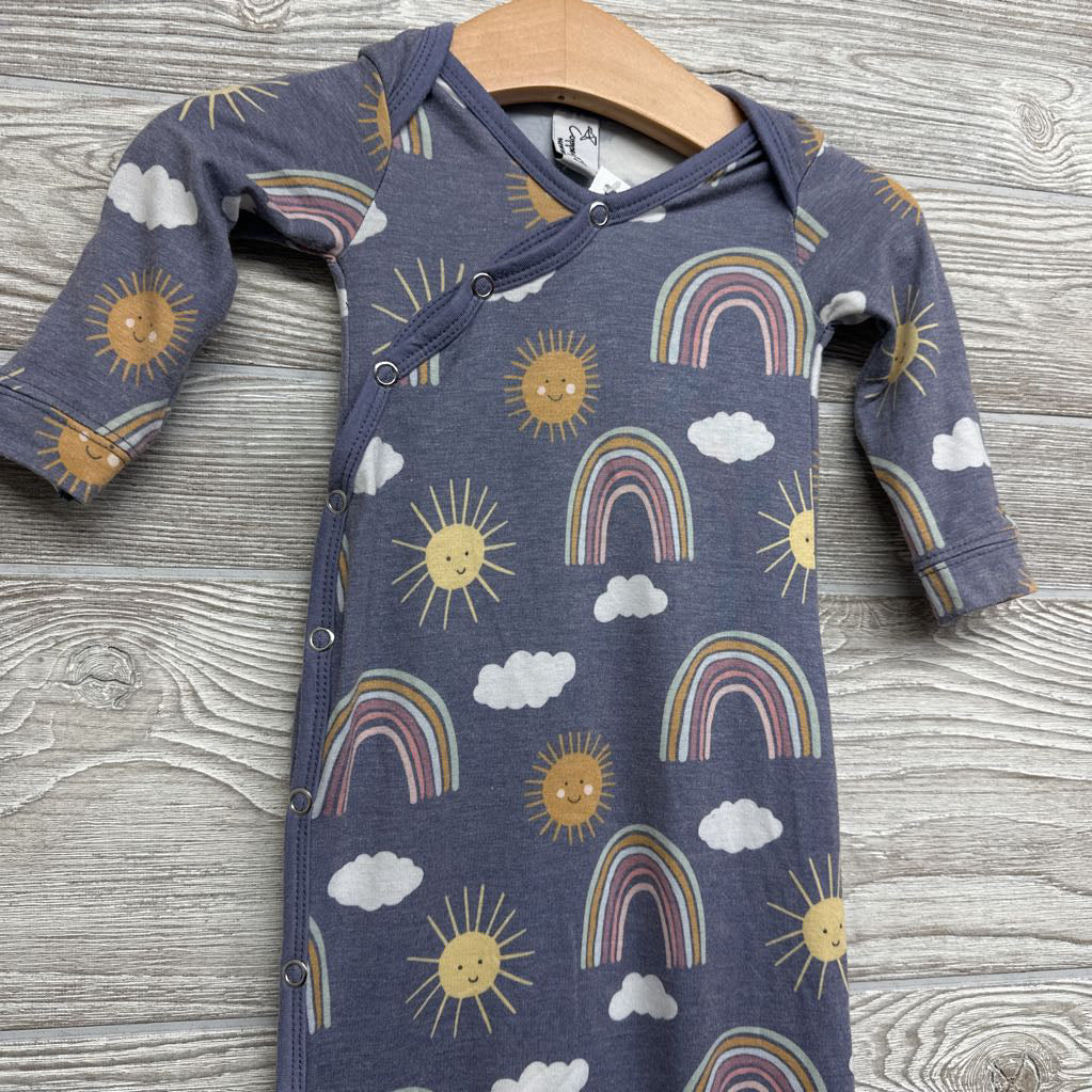 Knotted Gown Rainbows & Sun NB