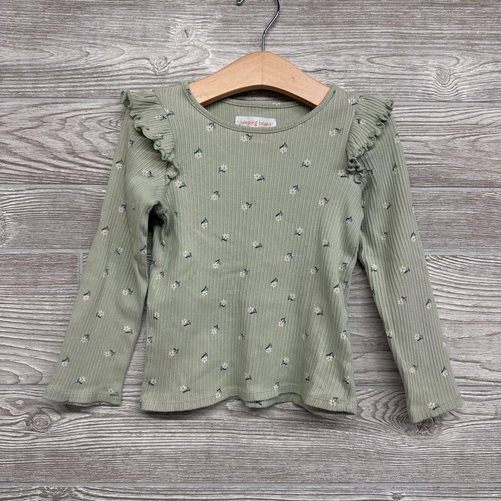 Ribbed LS Shirt Ruffles 4