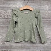 Ribbed LS Shirt Ruffles 4