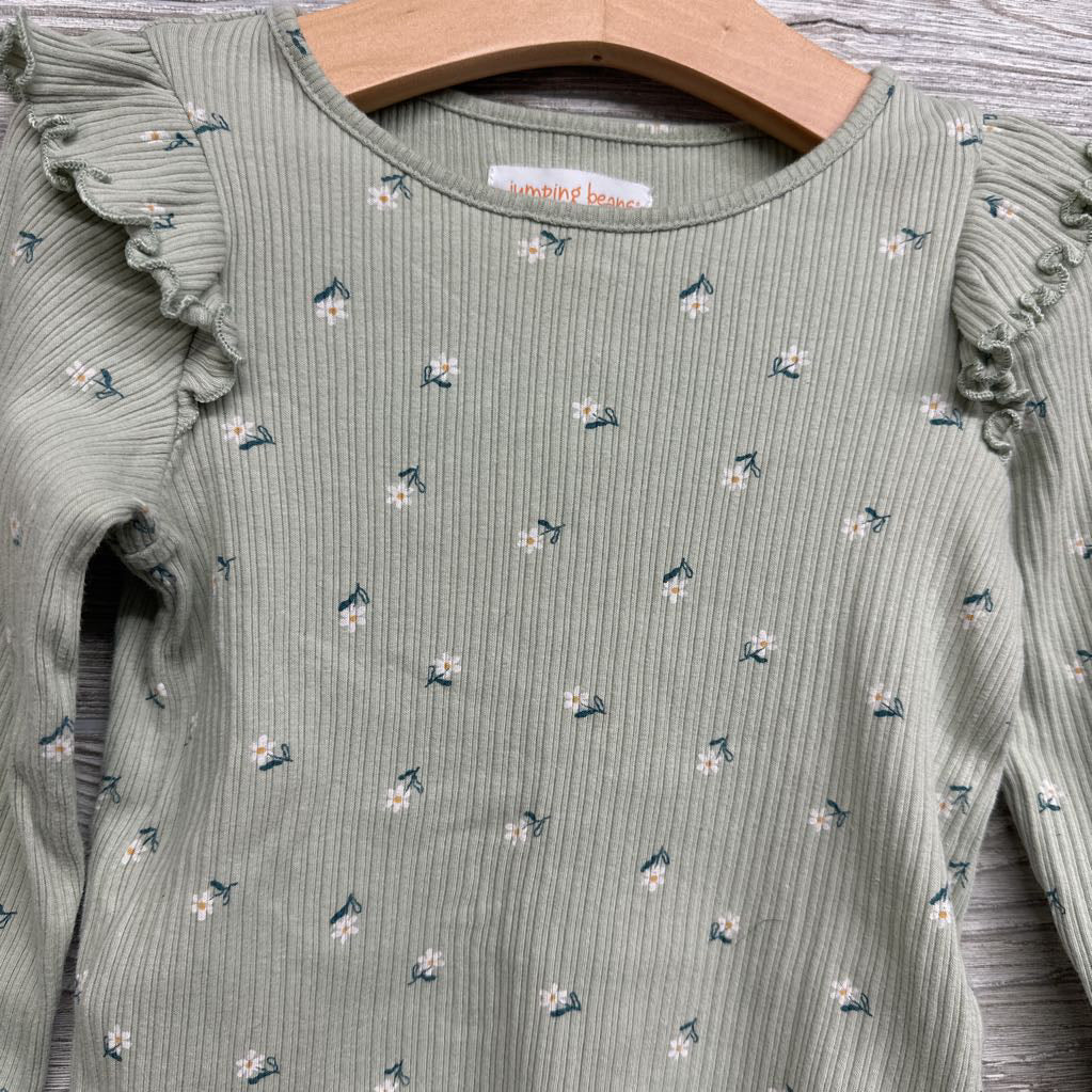 Ribbed LS Shirt Ruffles 4