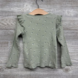 Ribbed LS Shirt Ruffles 4