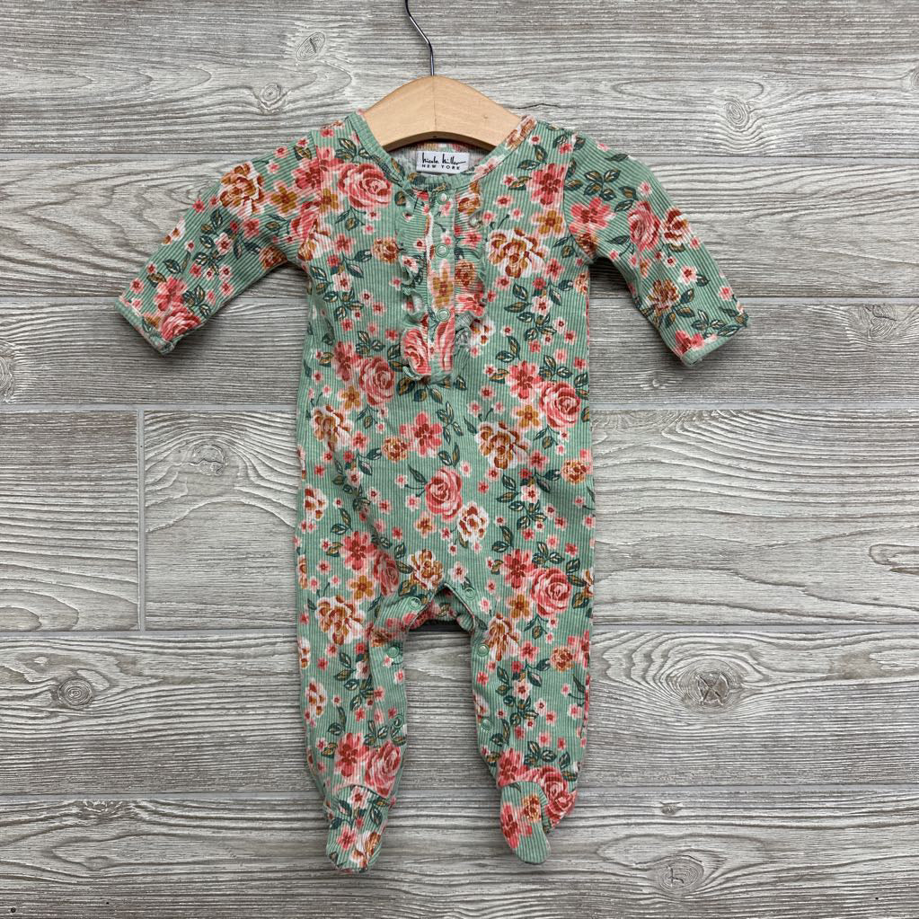 Ribbed Outfit Flowers & Ruffles 3-6M