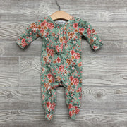 Ribbed Outfit Flowers & Ruffles 3-6M