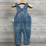 NEW Denim Overalls Hearts 12M