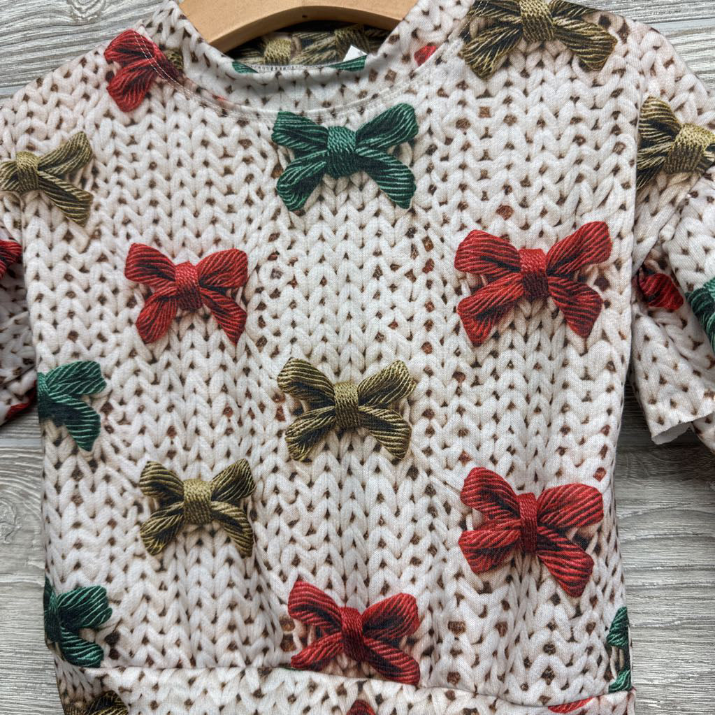 LS Shirt Bows 12M