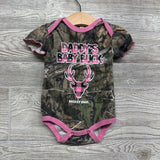 Bodysuit Daddy's Baby Buck Camo Plaid 6-9M