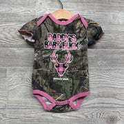 Bodysuit Daddy's Baby Buck Camo Plaid 6-9M