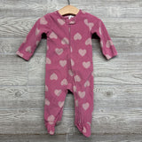 Blanket Sleeper Hearts 6-9M