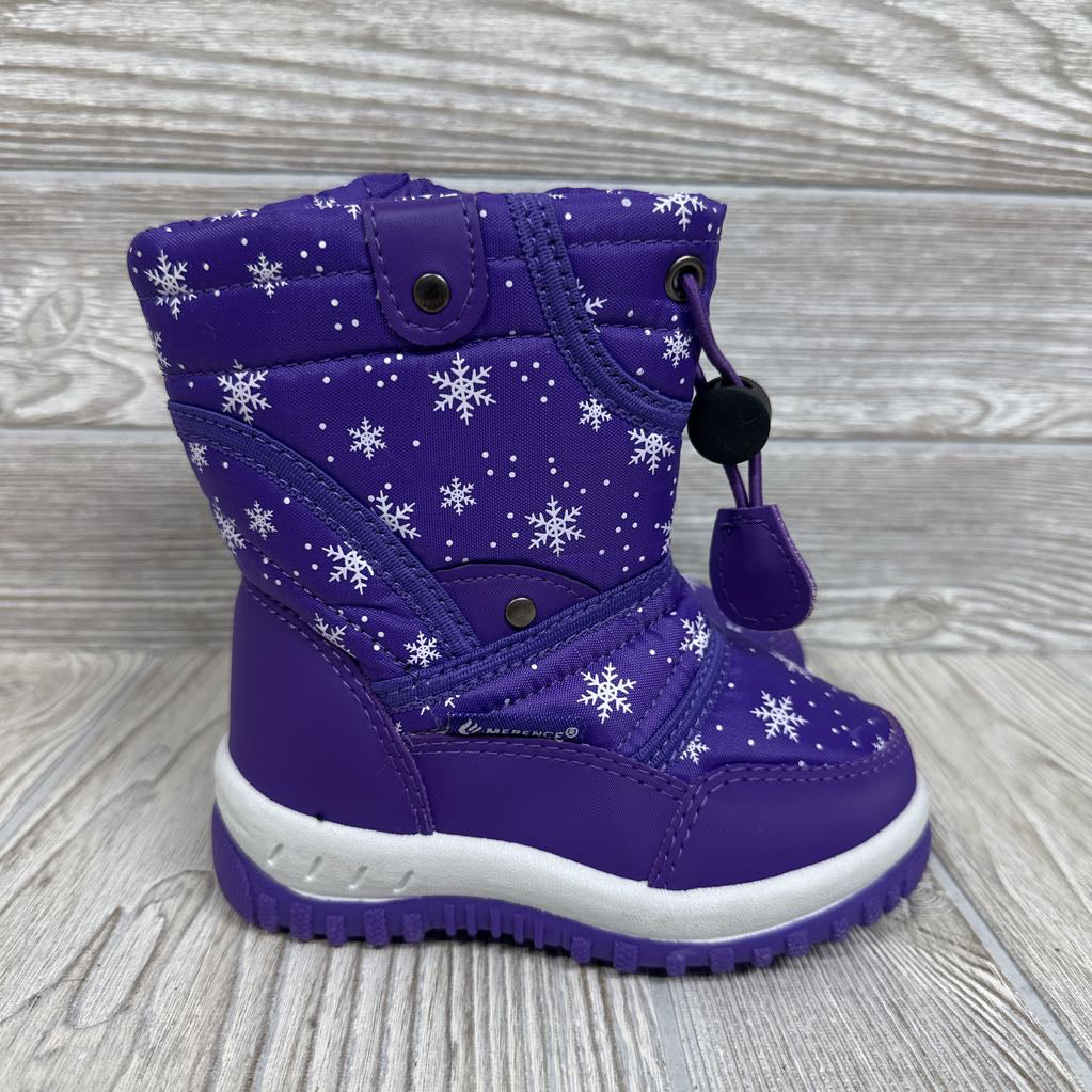 Winter Snow Boots Snow Flakes 7c
