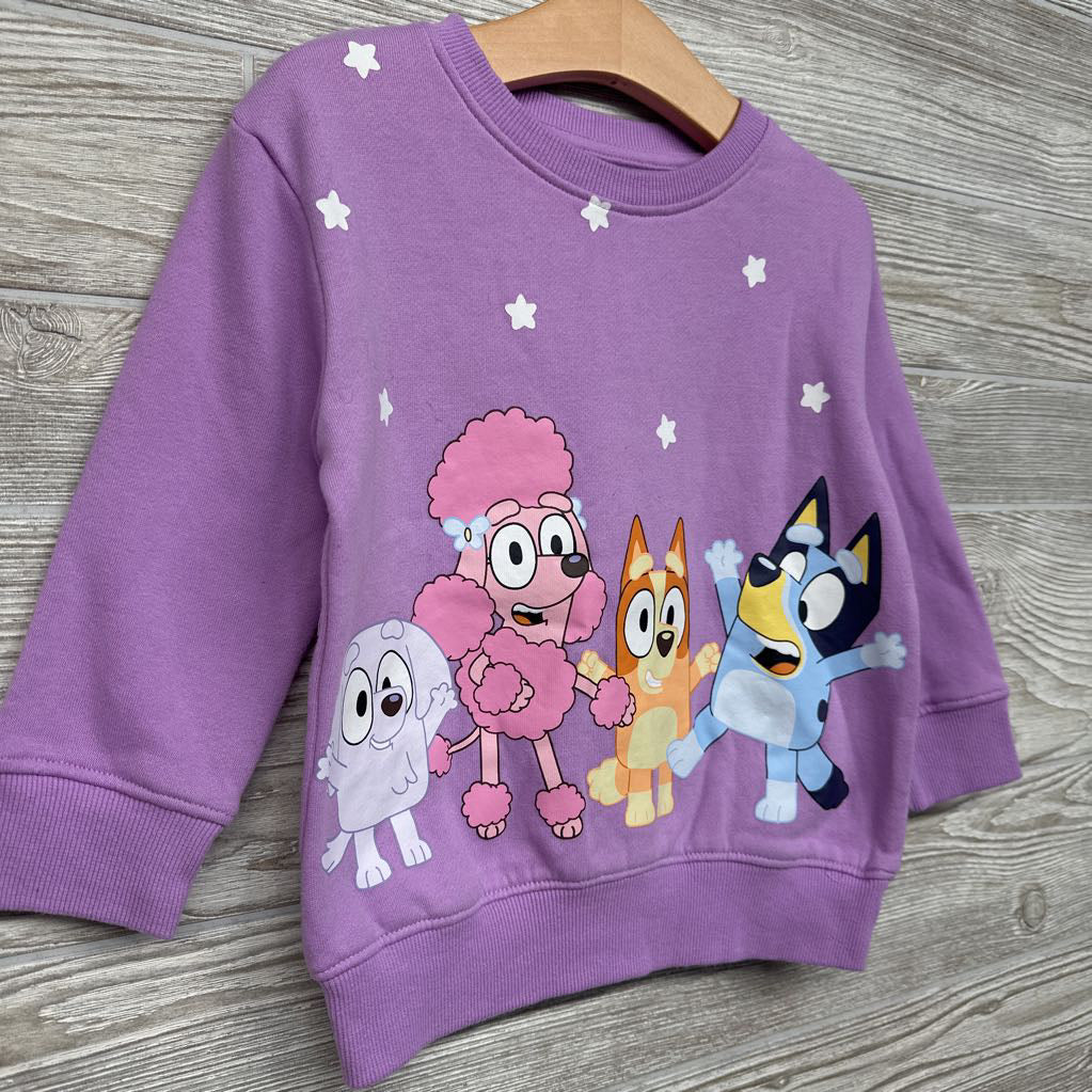 Crewneck Stars Bluey 3t