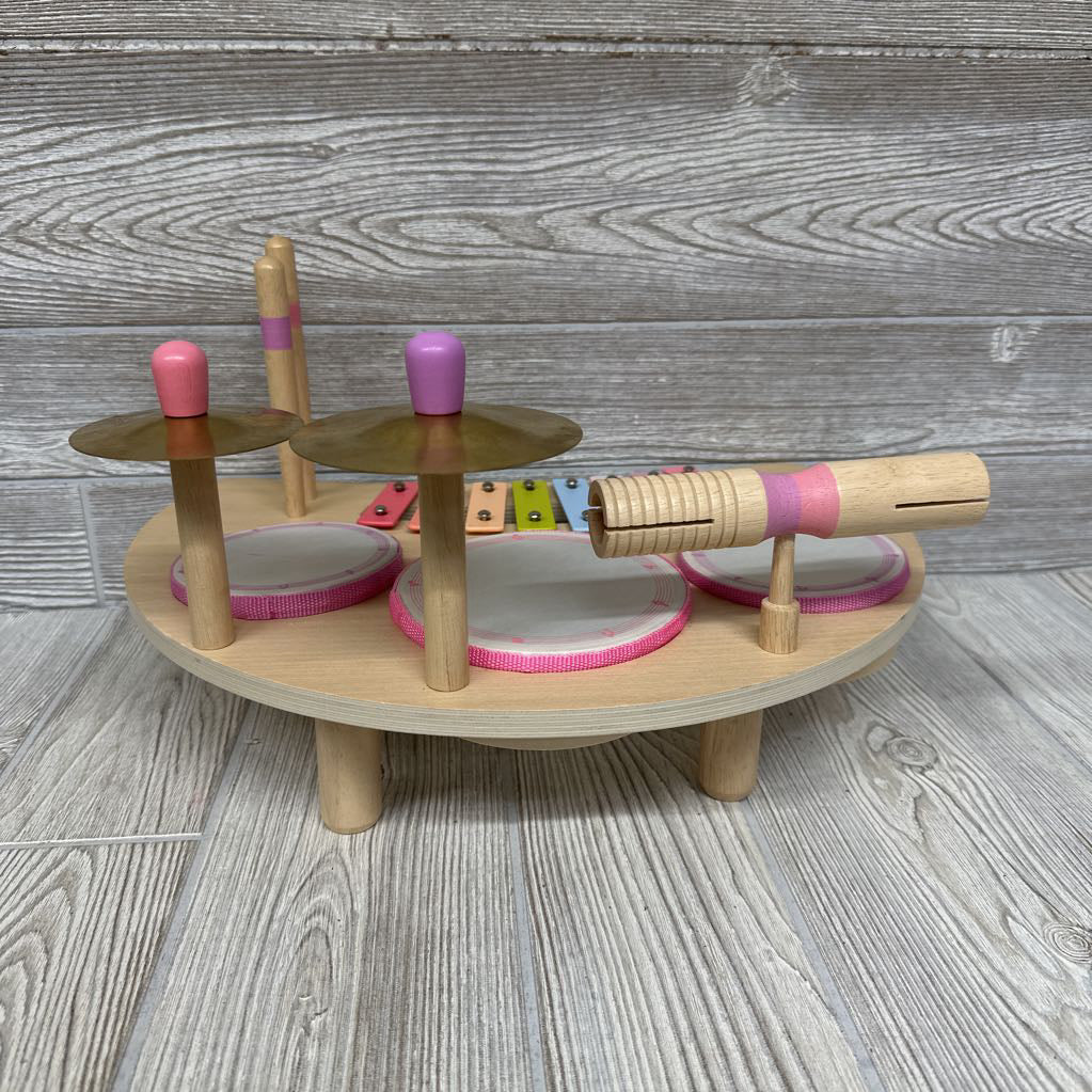 Wooden Drum Set