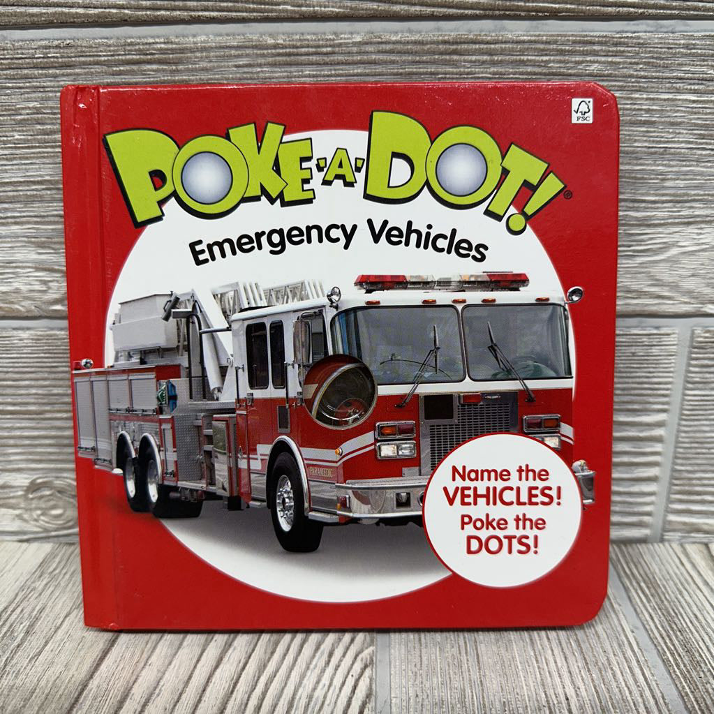 Poke-a-Dot Emergency Vehicles Book