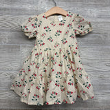Dress & Bloomers Glitter Stripes Flowers 24M