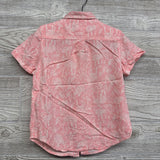Button Up SS Shirt Tigers & Leaves 4-5