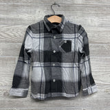 Plaid Button Up Flannel Shirt 5t