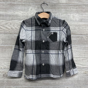 Plaid Button Up Flannel Shirt 5t