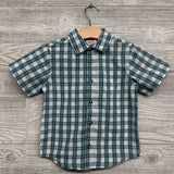 Button Up SS Shirt Gingham 4t