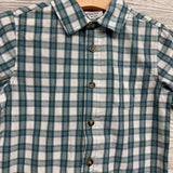Button Up SS Shirt Gingham 4t
