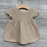 Smocked Muslin Dress 6-9M