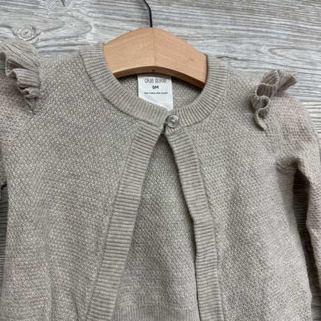 Cardigan Sweater Ruffle SHoulder 9M