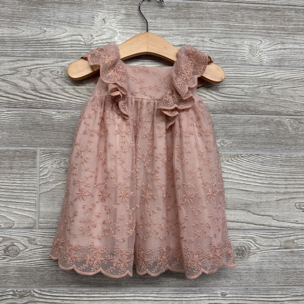 Blush Lace Dress 9M