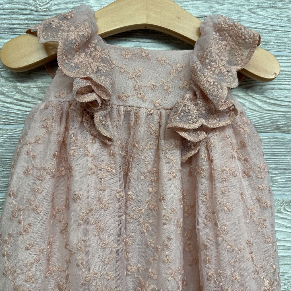 Blush Lace Dress 9M