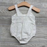 Tank Pointelle Romper Bow 6-9M