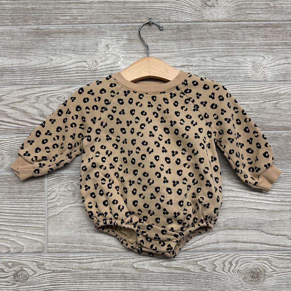 Crewneck Bodysuit Animal Print 6-12M