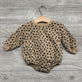 Crewneck Bodysuit Animal Print 6-12M