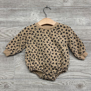 Crewneck Bodysuit Animal Print 6-12M