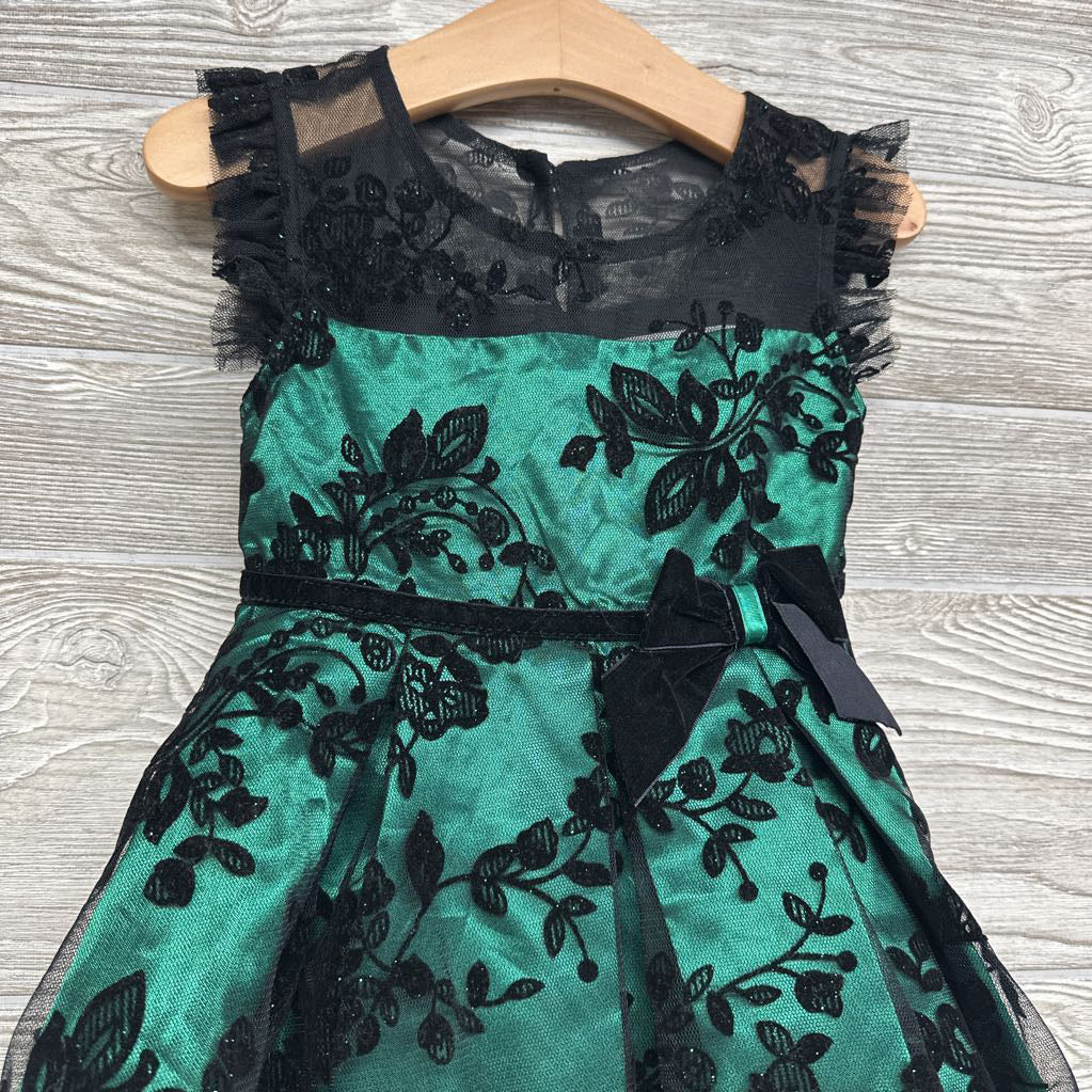 Tulle Layered Dress Flowers 2t