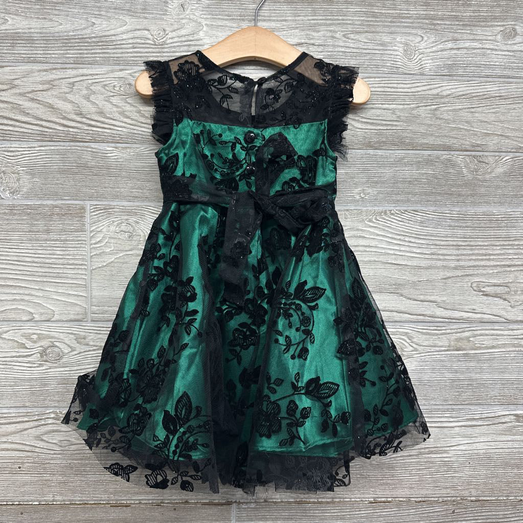Tulle Layered Dress Flowers 2t