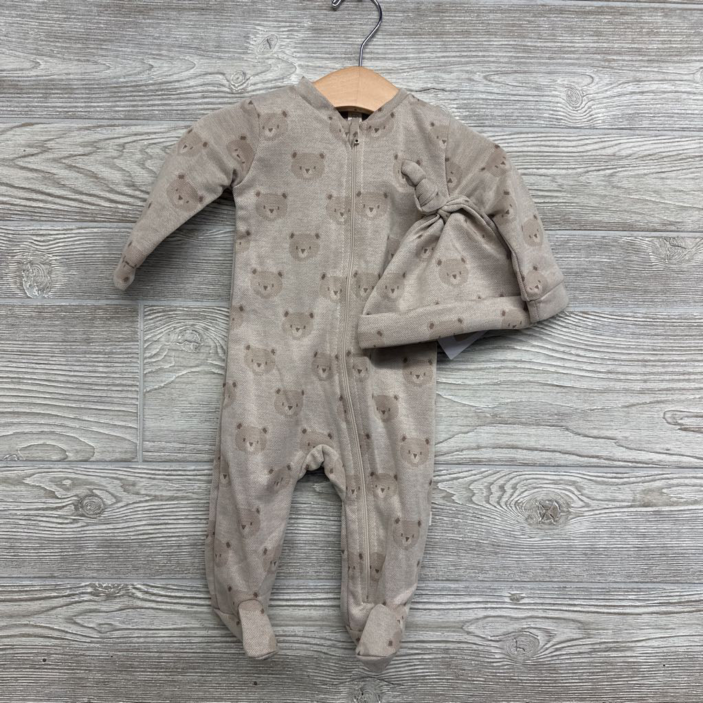 NEW Sleeper & Hat Bears 3-6M