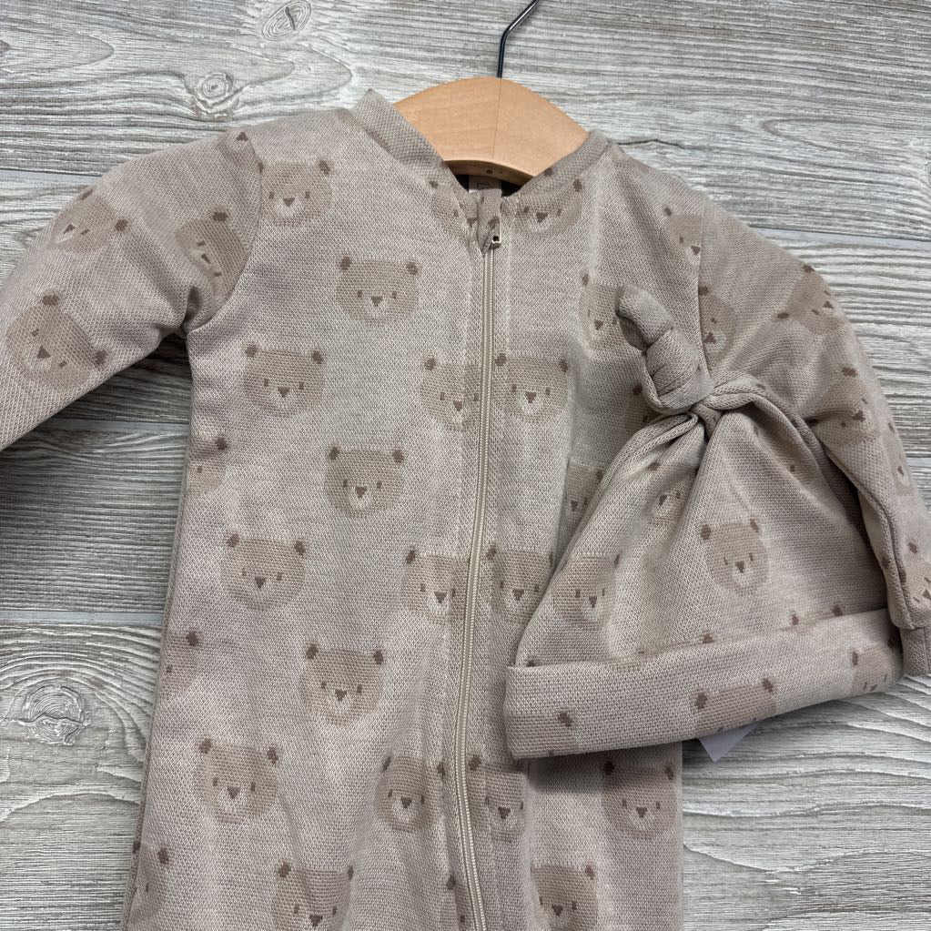 NEW Sleeper & Hat Bears 3-6M