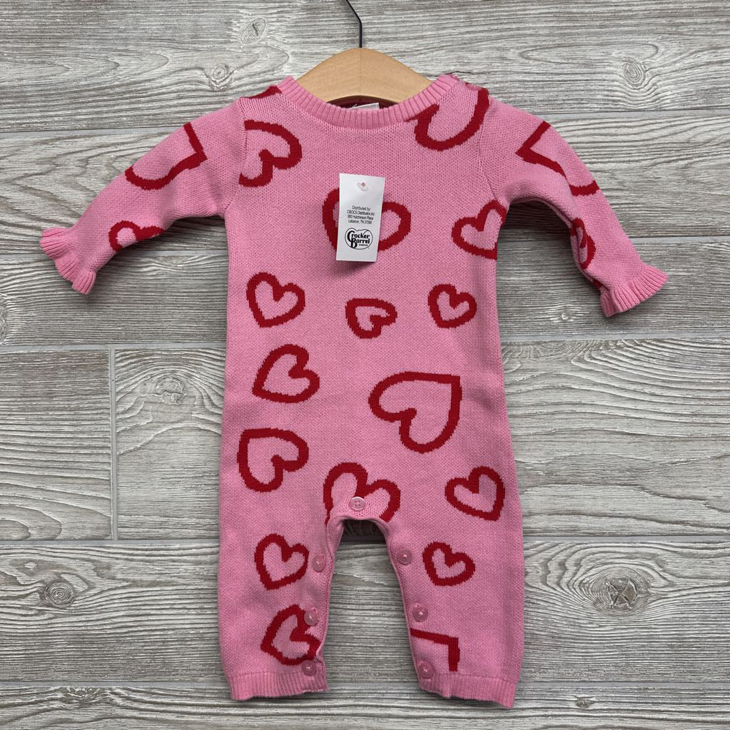 NEW Sweater Outfit Hearts 6M
