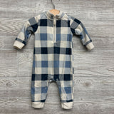 Fleece Gingham Outfit 3-6M